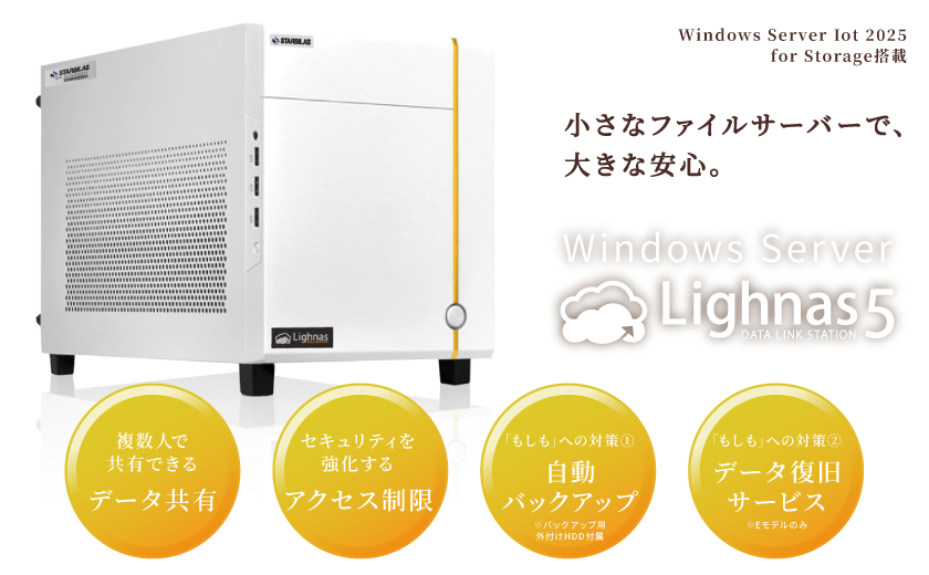 Lighnas5サーバー Windowsサーバー